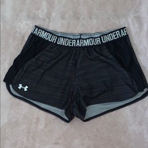Black Mesh Under Armour Shorts